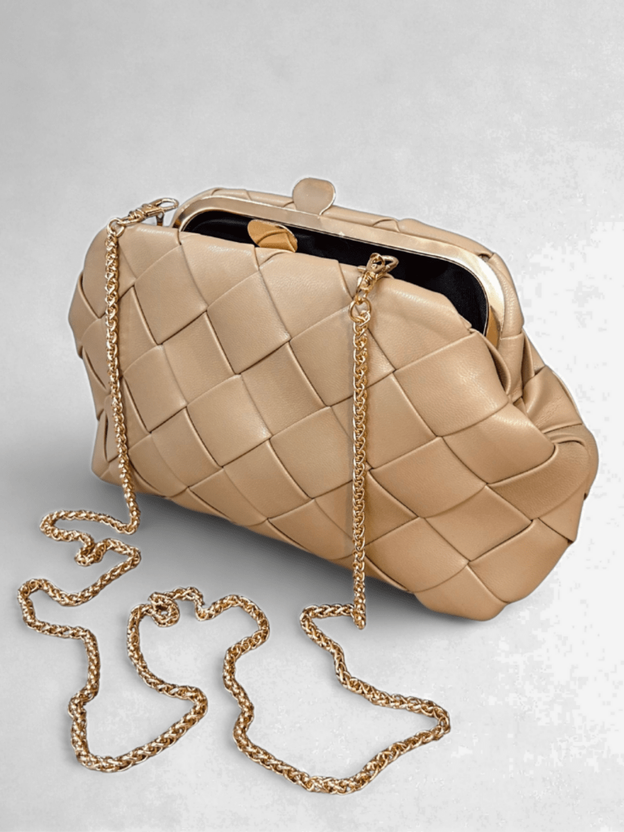 Bolso De Mano Beige - Lola Mora