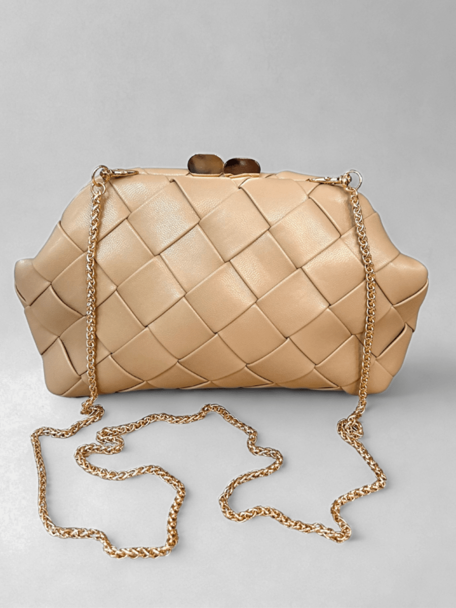 Bolso De Mano Beige - Lola Mora