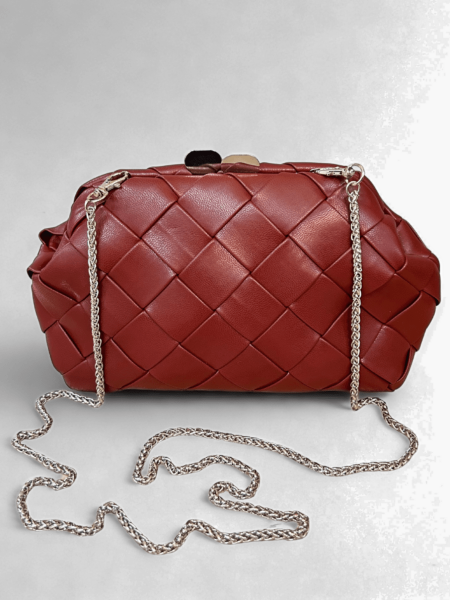 Bolso De Mano Vino Tinto - Lola Mora