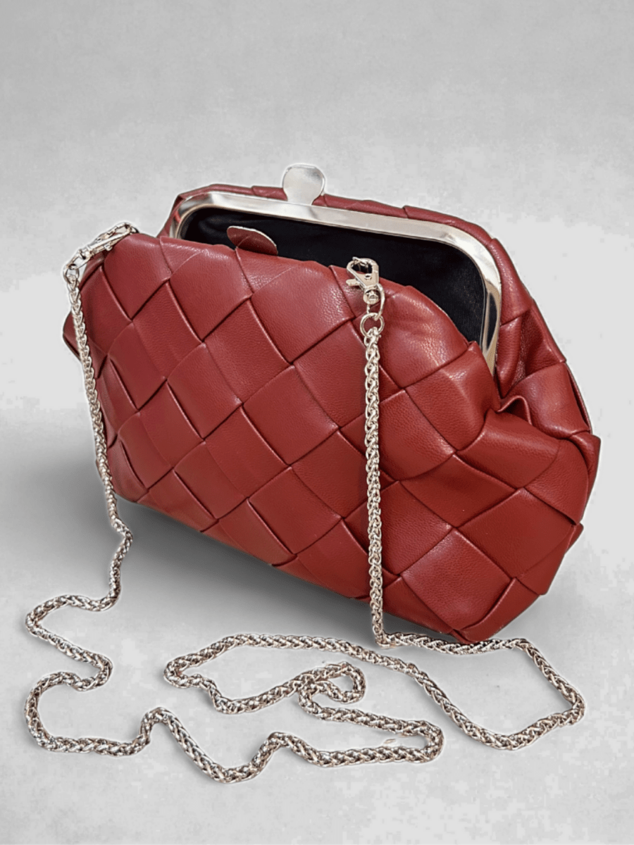 Bolso De Mano Vino Tinto - Lola Mora