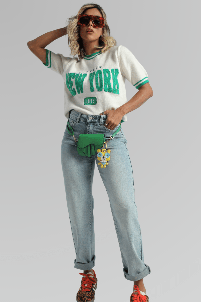 Jean Azul Claro Denim Retro - Lola Mora