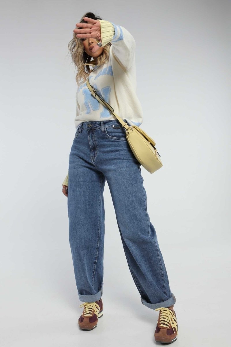 Suéter tejido New York Azul Cielo - Lola Mora